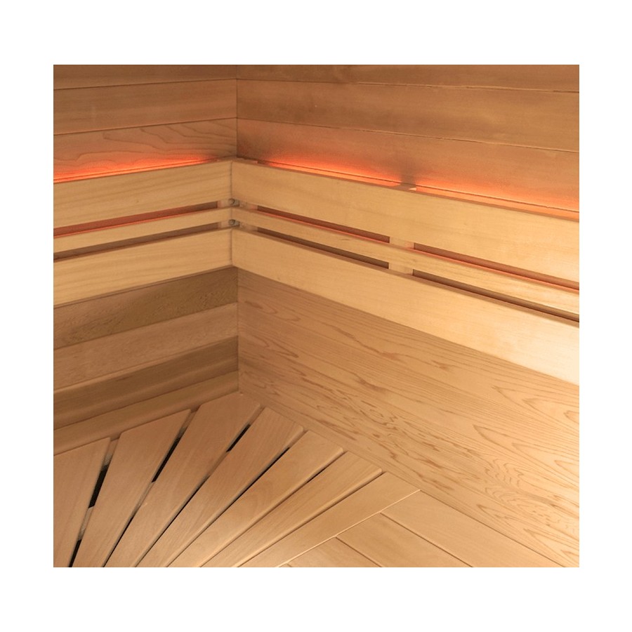 Sauna traditionnel vapeur Eccolo 6 places