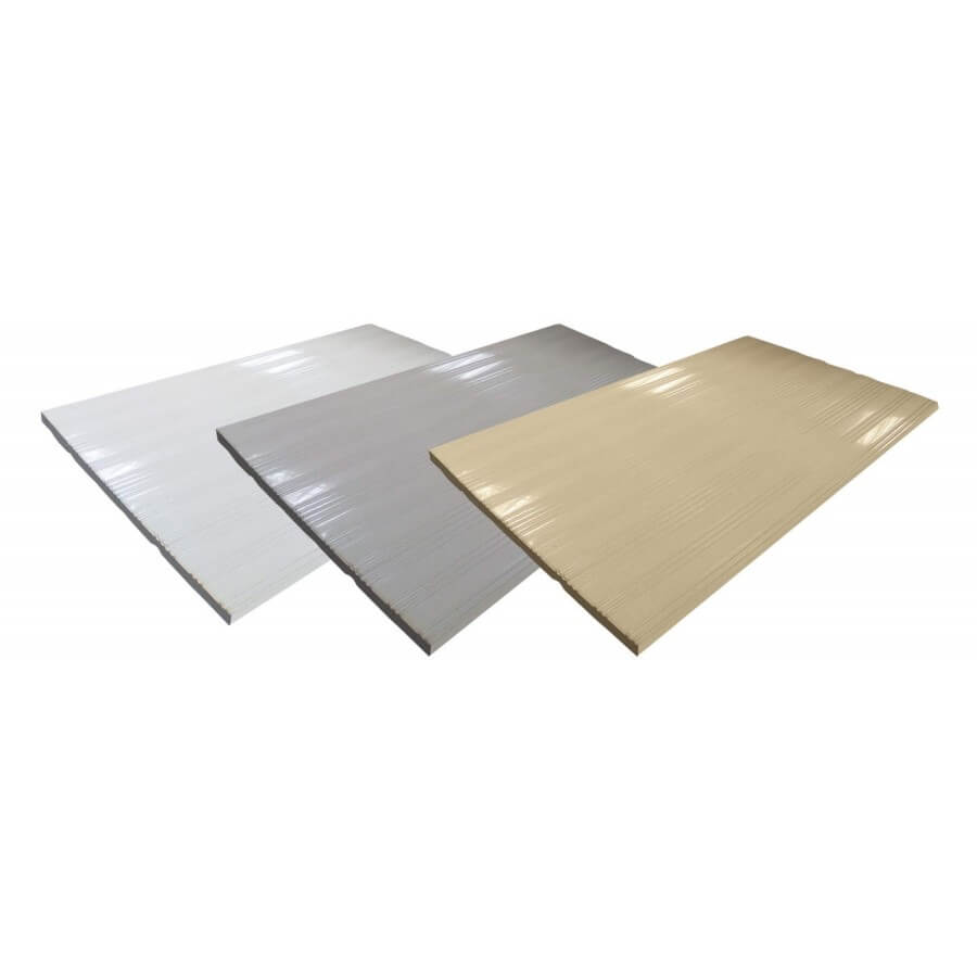 Caillebotis PVC 500 x 930 x 28mm gris, sable, blanc