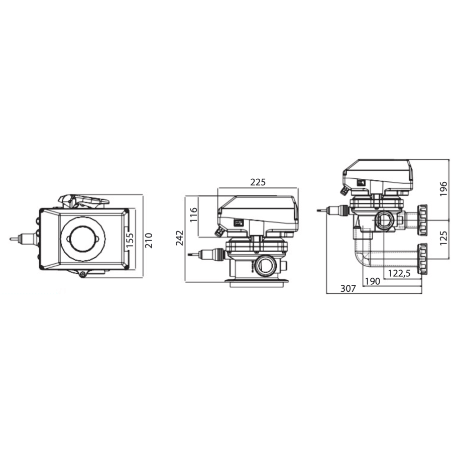 Vannes automatiques Vrac flat 1 ½” Astralpool