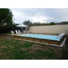 Kit piscine en bois hors sol prête à plonger - 8 x 4