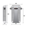 Réchauffeur électrique en U Zodiac RE/U pour bassins de 80 à 160m3