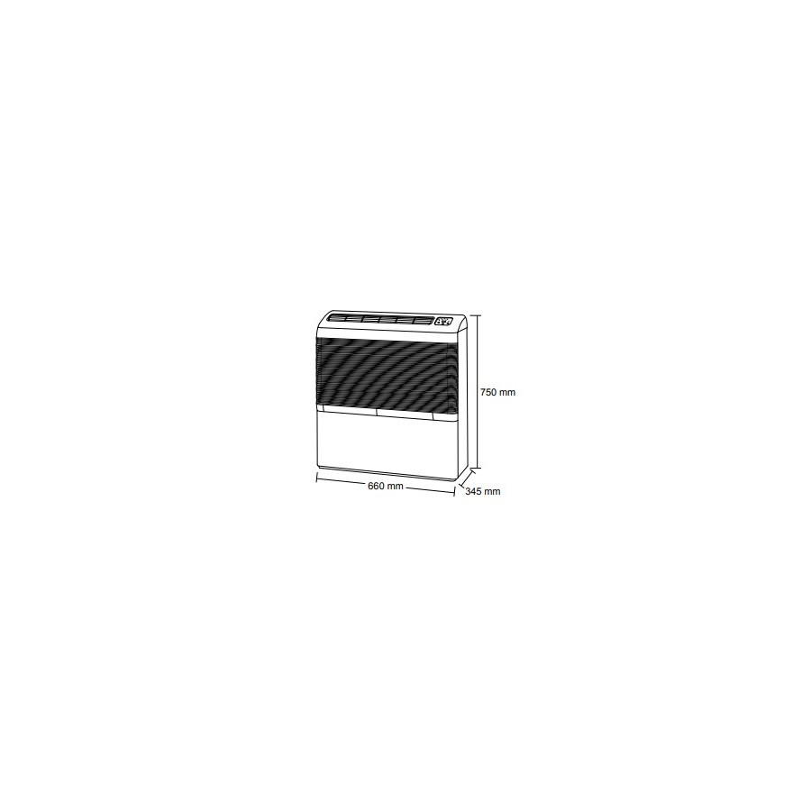 Déshumidificateur-DT-850-E-Fluidra-Dimensions