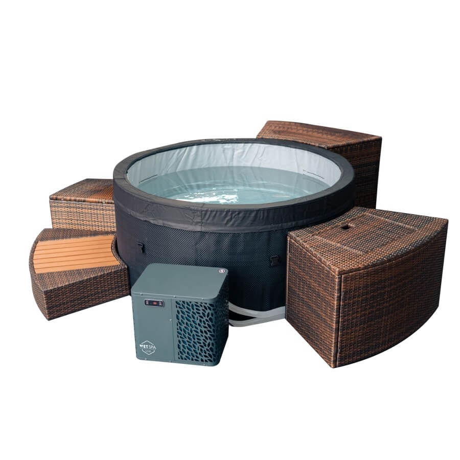 NetSpa Ice - Spa & Ice Bath Révolutionnaire pour Récupération et Bien-être