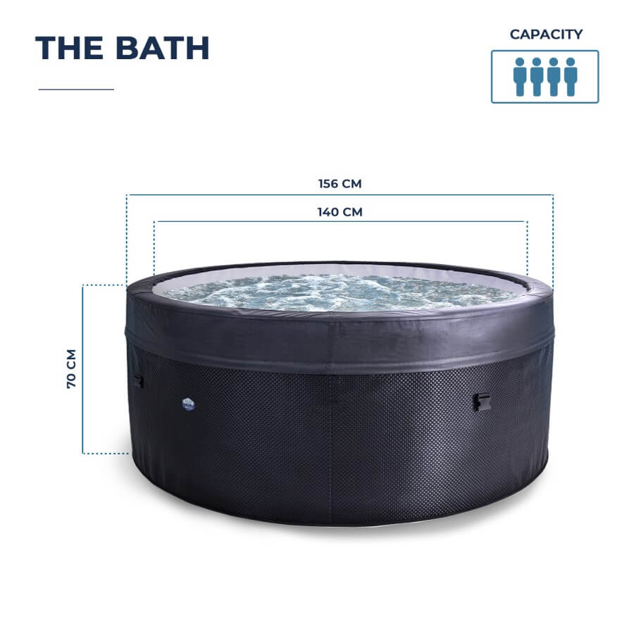 NetSpa Ice - Spa & Ice Bath Révolutionnaire pour Récupération et Bien-être