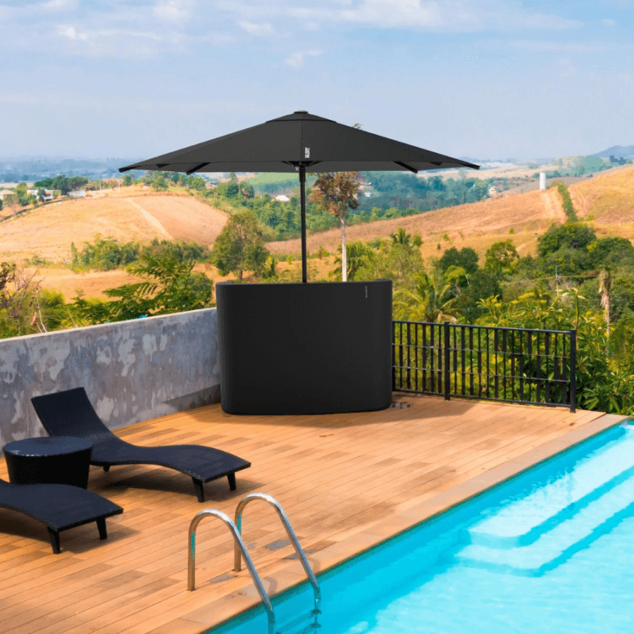 Corner Bar avec ou sans Parasol - Élégant et Pratique