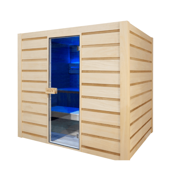 Sauna Prestige Vapeur ECCOLO 6 places Poêle 6kW