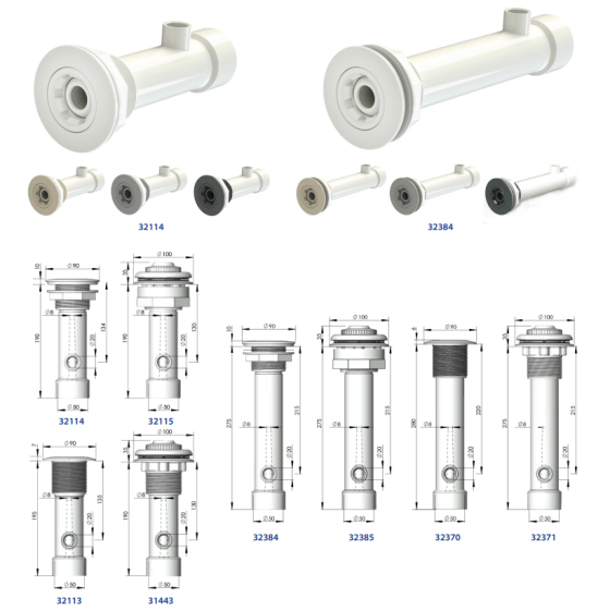 schéma Kit hydromassage liner avec venturi