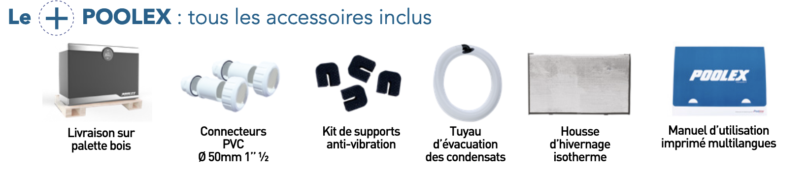 accessoires inclus